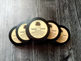 2 ounce Mahogany & Teakwood beard balm. Scented with Mahogany & Teakwood fragrance oil.