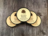 4 ounce Barbershop Beard Balm. Scented with barbershop fragrance oil.