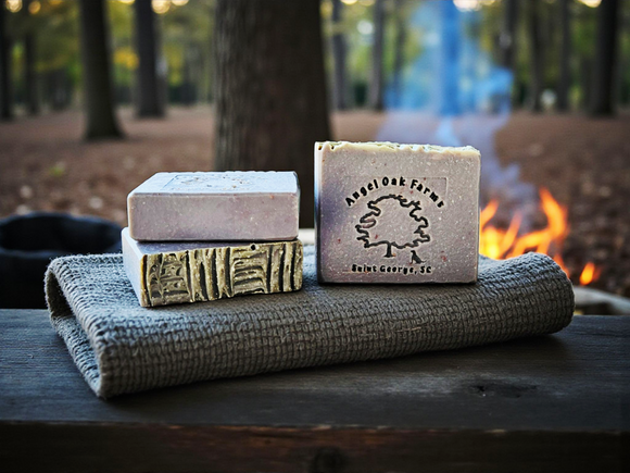 Cozy Cardigan soap, scented with Sweater Weather Fragrance Oil.