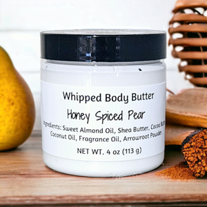 Honey Spiced Pear scented whipped body butter