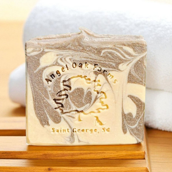 Mahogany and Teakwood scented goats milk soap