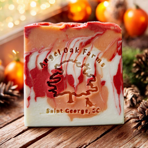 Orange Cranberry Spice scented soap