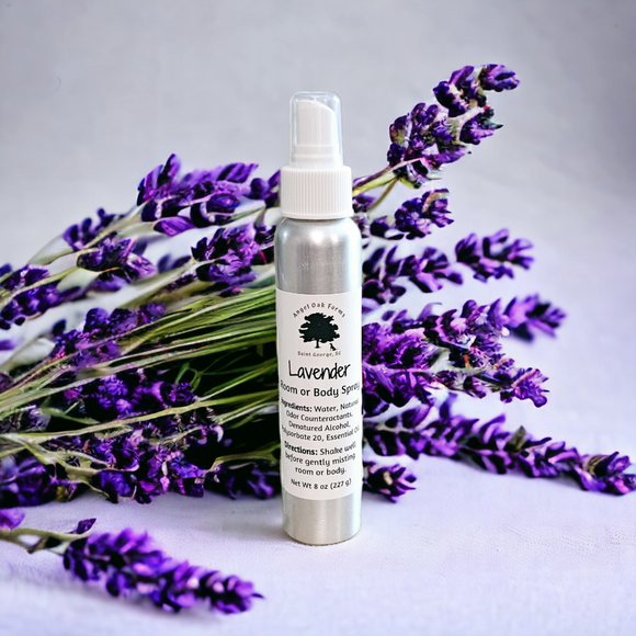 Lavender Essential Oil scented room and body spray