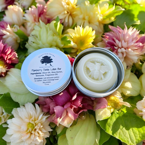 Plumberry Dahlia scented solid lotion bar