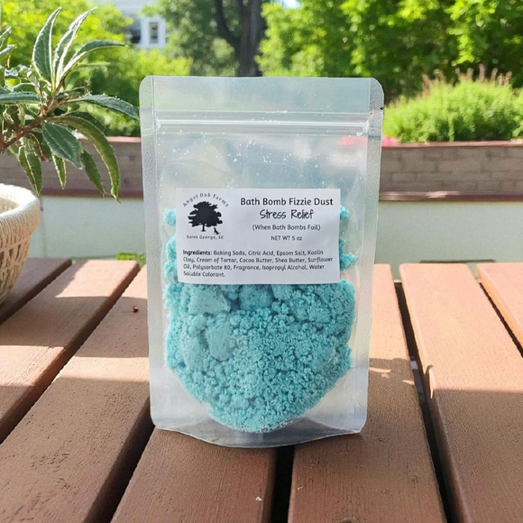 5 oz bag of Stress Relief Bath bomb fizzie dust