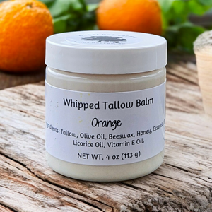 Orange scented Whipped Tallow Balm