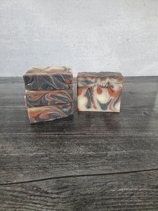 Leather & Tobacco Soap. Scented with leather & Tobacco fragrance oil.